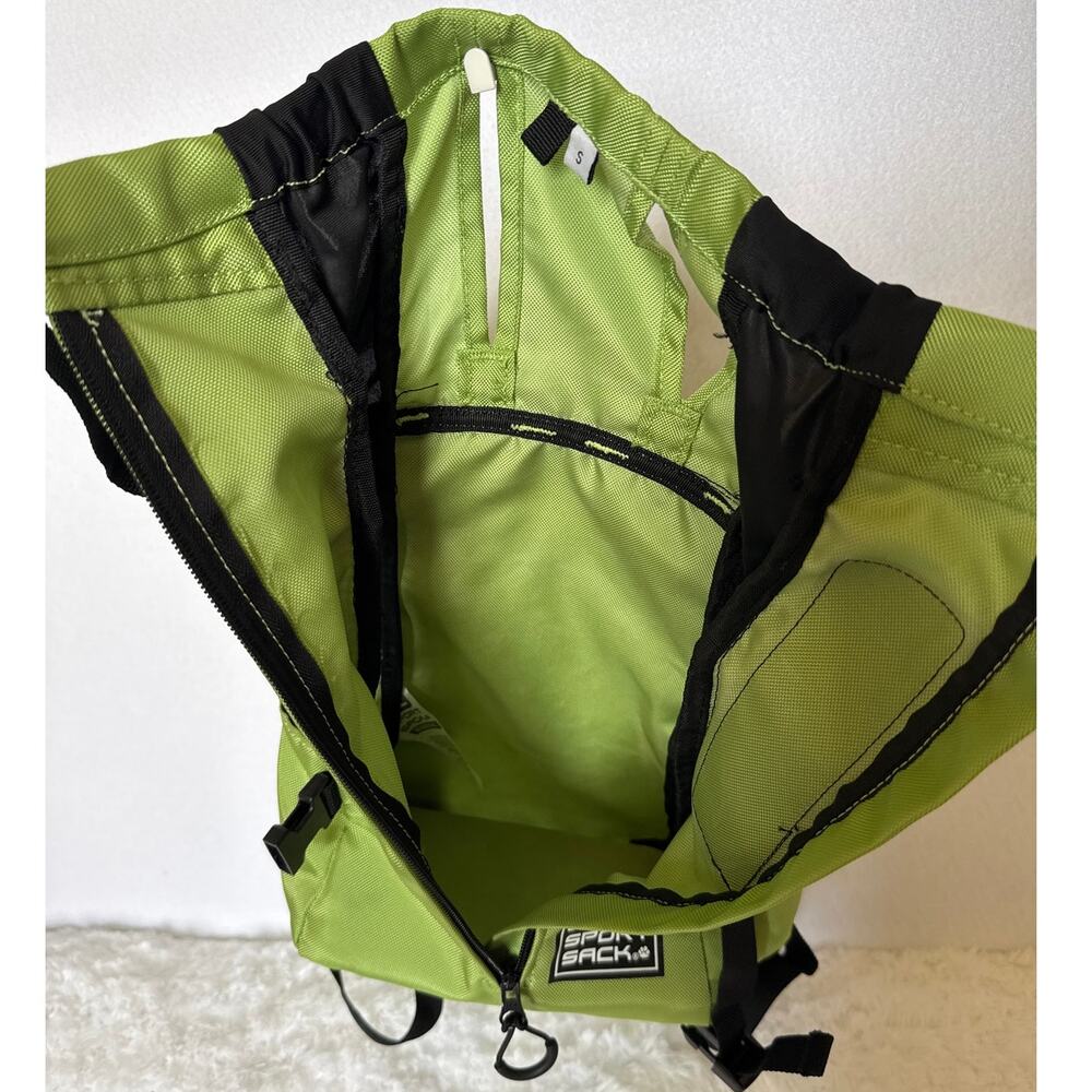 K9 sports sack TRAINER | PUPPY & SMALL DOG CARRIER green black small - Picture 10 of 13